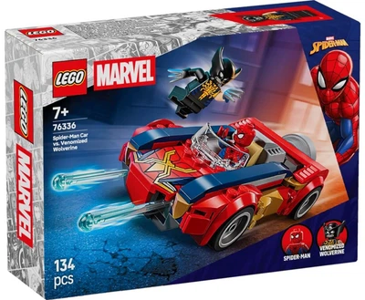 Конструктор LEGO Super Heroes Marvel Автомобиль Человека-паука vs. Отравленный Росомаха (76336)
