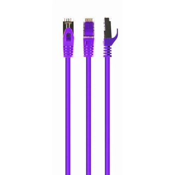 Патч-корд Cablexpert PP6A-LSZHCU-V-15M, S/STP, литой, 50u" штекер с фиксатором, 15 м, пурпурный