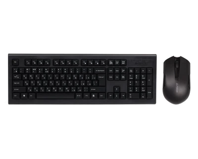 Комплект беспроводной A4 Tech 3000N, V-Track, клавиатура+мышь, черный