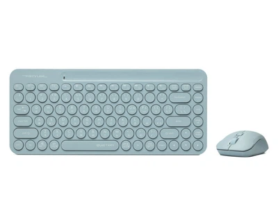 Комплект беспроводная клавиатура с мышью A4Tech Fstyler FG3200 Air (Blue), цвет голубой