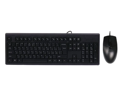 Комплект A4Tech клавиатура+мышь KR-83+OP-720, USB, Черный