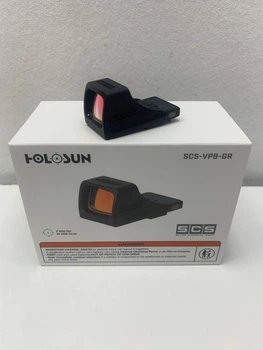 Коліматорний приціл Holosun SCS-VP9-GR з сонячною панеллю