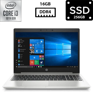 Ноутбук Hewlett Packard ProBook 450 G7 15.6" IPS 1920x1080 Core i3-10110U 2.10GHz 16GB DDR4 SSD 256GB UHD Graphics Камера (H450G7R16S256B) Б/У