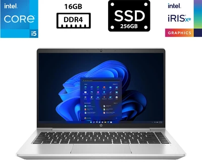 Ноутбук Hewlett Packard ProBook 640 G8 14" IPS 1920x1080 Core i5-1135G7 2.40GHz 16GB DDR4 SSD 256GB Intel Iris Xe Graphics Камера (H640G8R16S256B1) Б/У