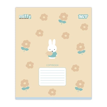 Зошит учнівський Miffy Flowers YES 768708 12 аркушів Різнокольоровий shop (4823133109213)