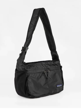 Велика сумка-трансформер через плече Patagonia Courier Bag. Сумка 2в1 патагонія чорна.