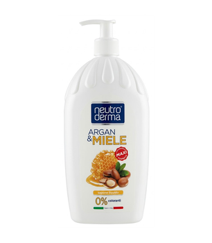 Рідке мило Neutro Derma Sapone Liquido Argan & Miele з олією та медом 1000мл