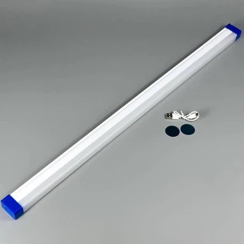 Підсвітка бездротова LED Флейта 52 см акумуляторна магнітна для шафи, кухні, коридору Fluorescent Tube AND-530