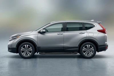 Боковые Подножки RedLine Black (2 шт., Алюминий) для Honda CRV 2017-2022 гг