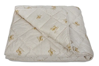 Ковдра Pure Wool Casablank 100%вовна з хлопком 150х200см бежевий (volt31)