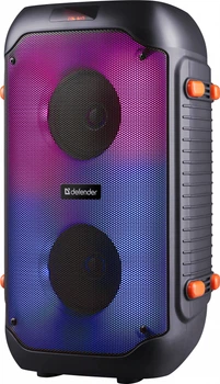 Портативна колонка Defender Boomer 25 25W/RGB/BT/FM/USB/TF/AUX/MIC Black (4745091892214)