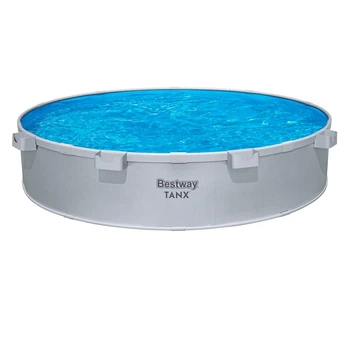 Каркасный бассейн Bestway 561RW 305x61 см ПВХ серый гранит 3790 л