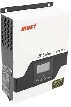 Гибридный инвертор Must PV18-1012VMPK, 1000W, 12V, ток заряда 10/20A, 230V/4.35A, MPPT 60А, 105 Vdc (YT46121)