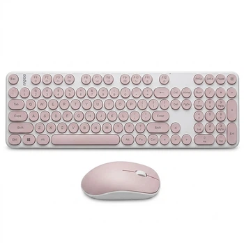 Комплект беспроводной Rapoo X260S Wireless Pink