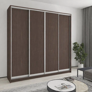 Шкаф-купе четырехдверный MebelStar Комбо AL 4ДСП 240x45x240 см Дуб ристрето (MBS-13289)