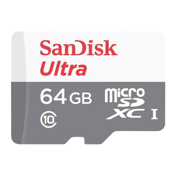 Карта Пам'яті SanDisk Ultra UHS-1 microSDXC + SD ADAPTER 64GB