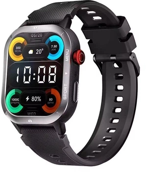 Смарт-годинник Haylou 1.95" LCD BT5.3, виклики, 300 мАг, 3ATM чорний (LS28)