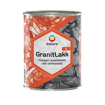 Лак для камня Eskaro Granit Lakk S Мокрый эффект 1 л