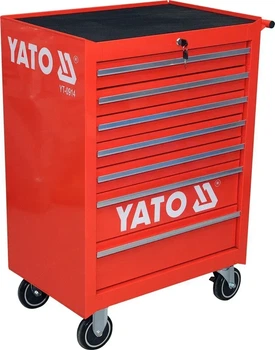 Шкаф-тележка для инструментов YATO с 7 ящиками 995 x 680 x 458 мм YT-0914