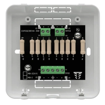 Модуль барьерной искрозащиты Тирас Tiras МБІ-2 (24V)