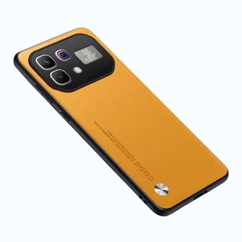 Чехол CODE Tactile Experience для Infinix Note 60 / 60 Pro с защитой на камеру yellow