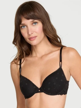 Бюстгальтер с косточками Victoria's Secret 16056070 38C Черный (1160192742)