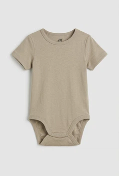 Дитяче боді для новонароджених H&M 62 см Бежевий (0599A)