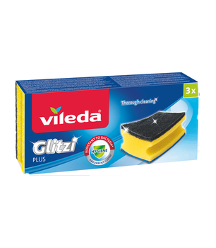 Губки кухонні Vileda Glitzi Plus (3шт)