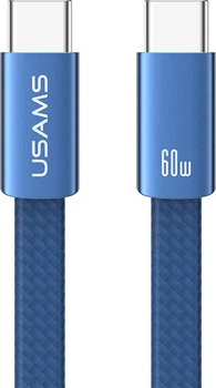 Кабель Usams U96 60W Type-C to Type-C Charging & Data Cable 1.2 м Blue (6958444997421)