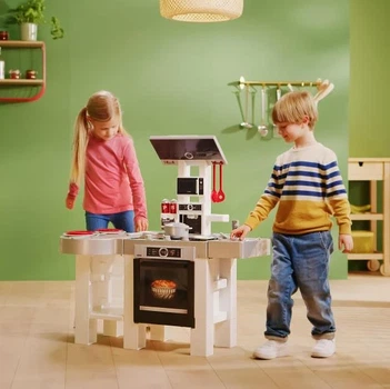 Дитяча кухня Bosch Mini Pure Сучасний стиль 280х800х520 мм Білий та сріблястий