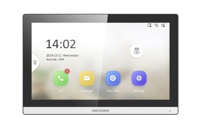 IP-відеодомофон Hikvision DS-KH6350-WТE1 7'' Wi-Fi SIP PoE, Black