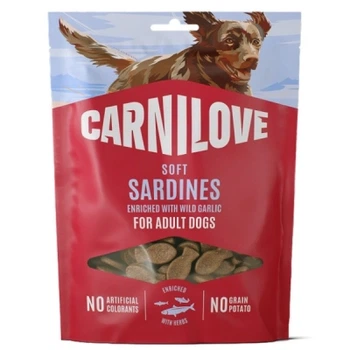 Ласощі для собак Carnilove Soft Snack Sardines with Wild garlic 200 г (8595602582624)A