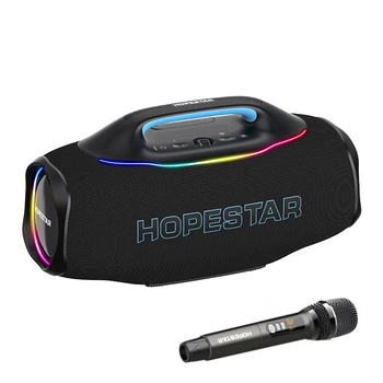 Портативна колонка Bluetooth Hopestar A95 з мікрофоном 580W Black