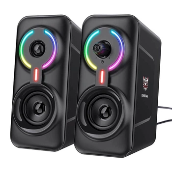 Комп'ютерна колонка ONIKUMA L6 Backlight RGB 10W Black