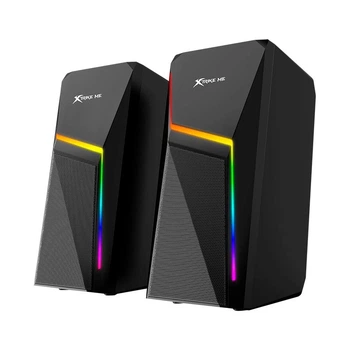 Комп'ютерна колонка XTRIKE ME SK-503 wired Speaker RGB 6W Black