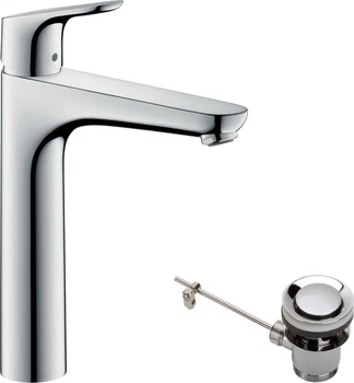 Смеситель для раковины HANSGROHE Focus ComfortZone 31608000 с донным клапаном