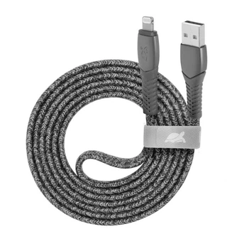 Кабель Rivacase PS6108 GR12, Lighting/USB-A