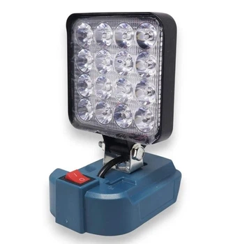 Многофункциональный фонарь прожектор 16LED на аккумулятор Makita Белый свет (00881)