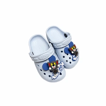 Крокси ніжно блакитні з джибітсами Crocs (131-53) 28(р)