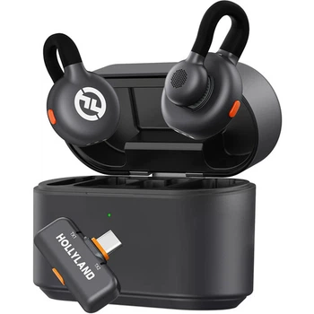 Мікрофонна система Hollyland LARK M2S Duo (Space Gray, with USB-C RX) Wireless Microphone