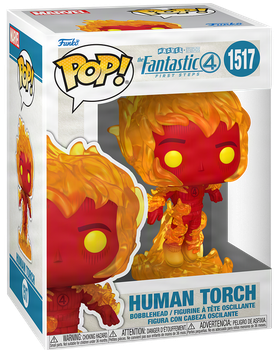 Фигурка Funko Pop! MARVEL: Fantastic Four (First Steps) — #1517 Human Torch, Человек-факел (Джонни Шторм)