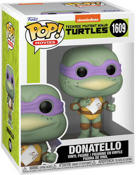 Фигурка Funko Pop! TELEVISION: Teenage Mutant Ninja Turtles — #1609 Donatello with Pizza Slice, Донателло с кусочком пиццы