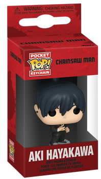 Брелок Funko Pop! Keychain ANIMATION: Chainsaw Man — Aki Hayakawa, Аки Хаякава