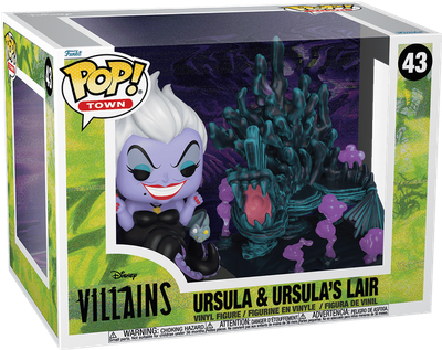 Фігурка Funko Pop! Town DISNEY: The Little Mermaid — #43 Ursula & Ursula's Lair, Урсула та Лігво Урсули