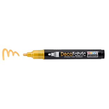 Маркер для росписи тканей Золото односторонний 223 DecoFabric Marvy