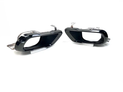 Насадки на вихлопні труби BLACK M Paket BMW X5 G05 / X6 G06 / X7 G07 для BMW X7 G07 2019- (8405)