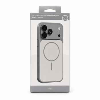 Чохол Premium для смартфона Silicone Creative Variation Case MAG COVER Apple iPhone 15 5,Lavender Grey (MagCOViP15-5)