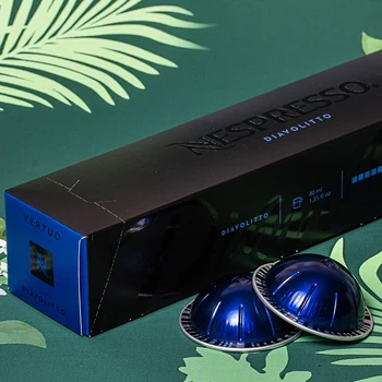 Кофе в капсулах Nespresso Vertuo капсулы Diavolitto (самый интенсивный), Швейцария (10шт) 40 мл