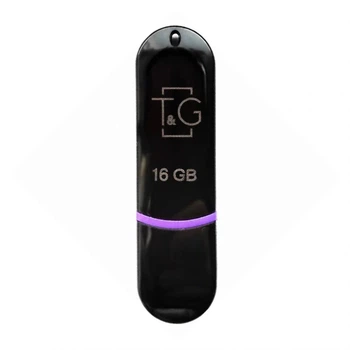 Флеш-пам'ять USB 16GB T&G Jet USB 2.0 пластик чорна