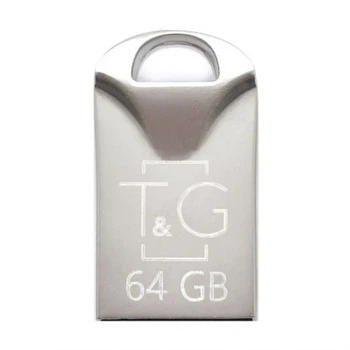Флеш-пам'ять USB 64GB T&G Metal USB 2.0 моноблок срібний